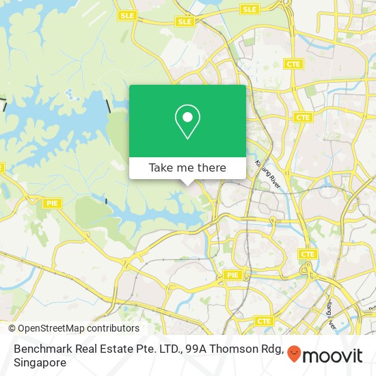 Benchmark Real Estate Pte. LTD., 99A Thomson Rdg map