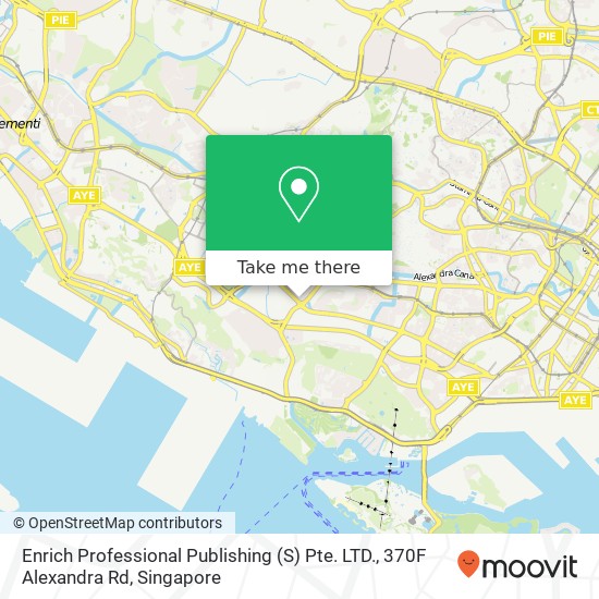 Enrich Professional Publishing (S) Pte. LTD., 370F Alexandra Rd地图