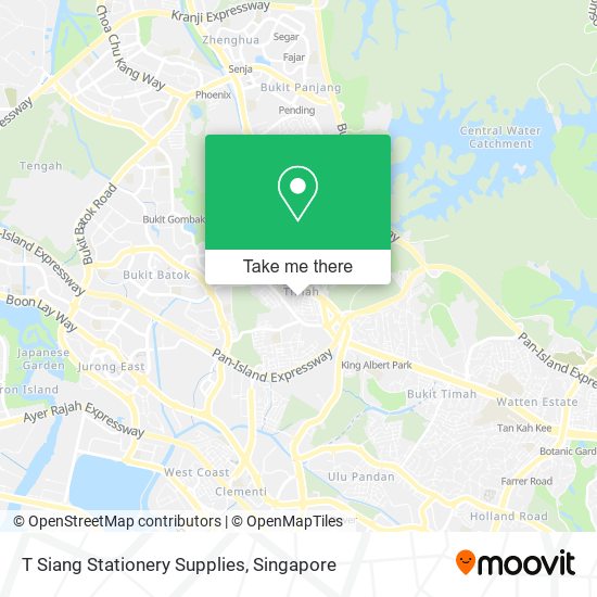 T Siang Stationery Supplies map