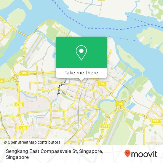 Sengkang East Compassvale St, Singapore map