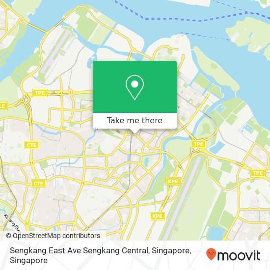 Sengkang East Ave Sengkang Central, Singapore地图