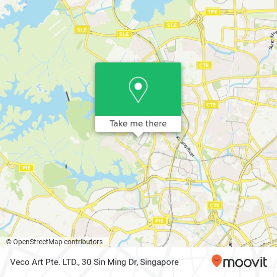 Veco Art Pte. LTD., 30 Sin Ming Dr map