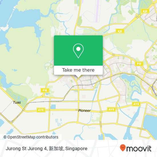 Jurong St Jurong 4, 新加坡地图