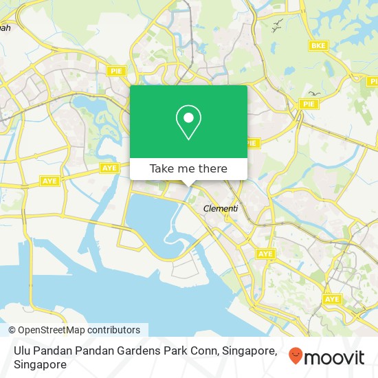 Ulu Pandan Pandan Gardens Park Conn, Singapore地图