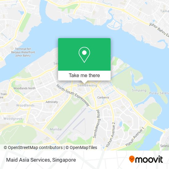 Maid Asia Services map