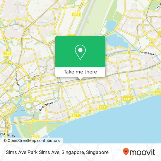 Sims Ave Park Sims Ave, Singapore地图