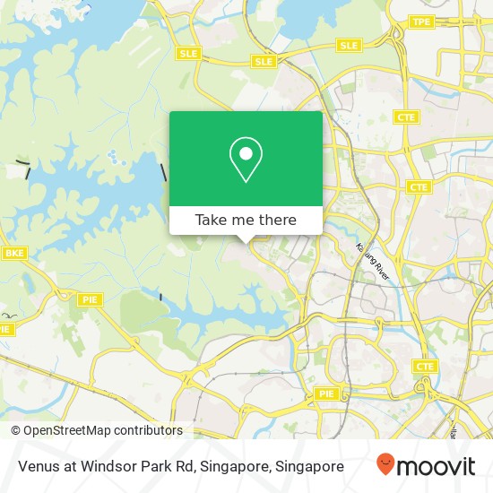 Venus at Windsor Park Rd, Singapore map