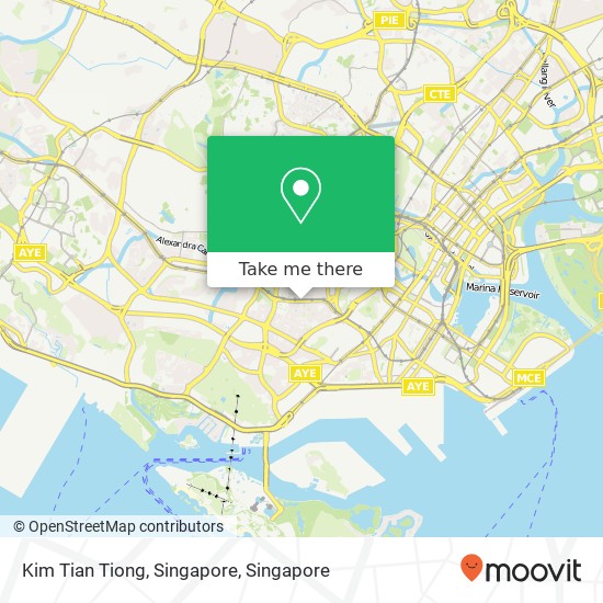 Kim Tian Tiong, Singapore地图