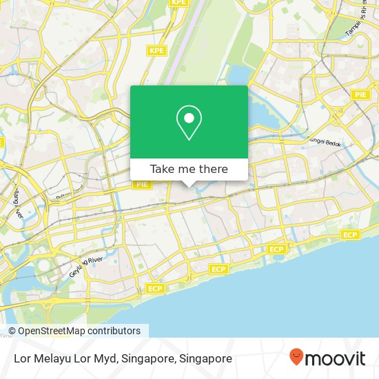 Lor Melayu Lor Myd, Singapore map