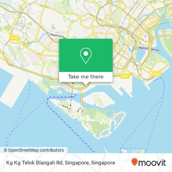 Kg Kg Telok Blangah Rd, Singapore地图