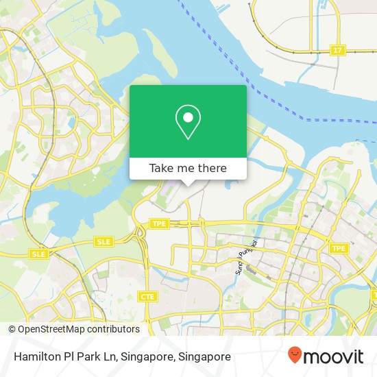 Hamilton Pl Park Ln, Singapore地图