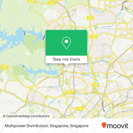 Multipower Distribution, Singapore map