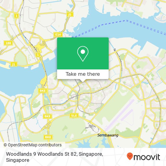 Woodlands 9 Woodlands St 82, Singapore map