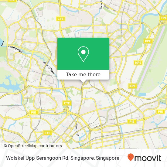 Wolskel Upp Serangoon Rd, Singapore map