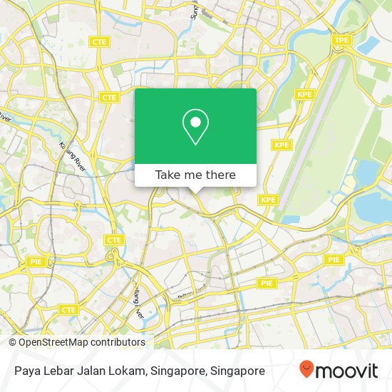Paya Lebar Jalan Lokam, Singapore map
