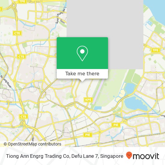 Tiong Ann Engrg Trading Co, Defu Lane 7 map