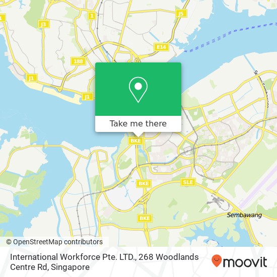 International Workforce Pte. LTD., 268 Woodlands Centre Rd map