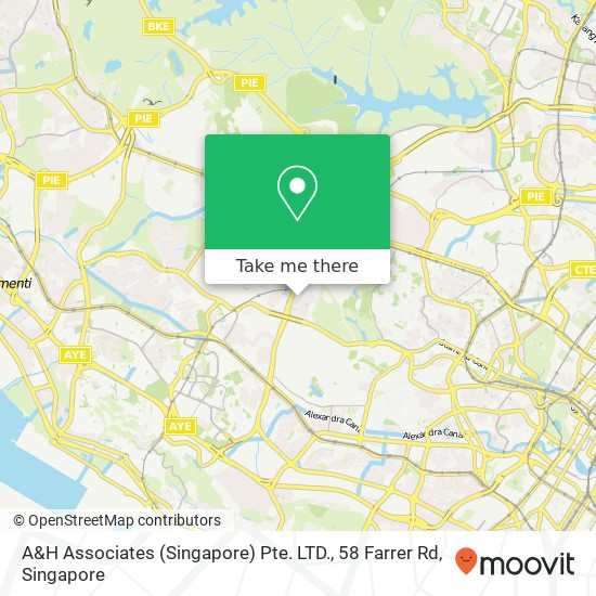 A&H Associates (Singapore) Pte. LTD., 58 Farrer Rd map