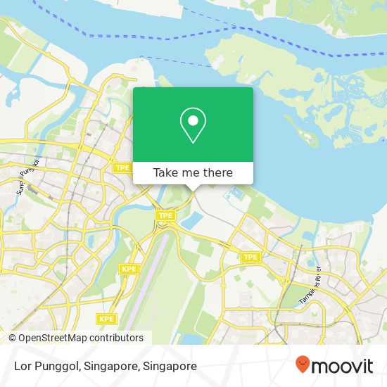 Lor Punggol, Singapore地图