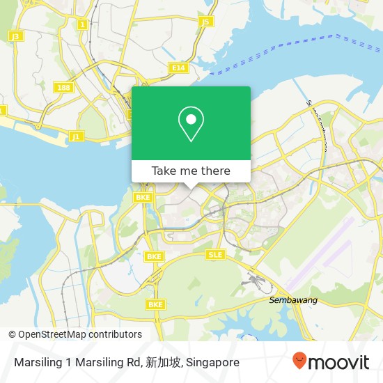 Marsiling 1 Marsiling Rd, 新加坡 map