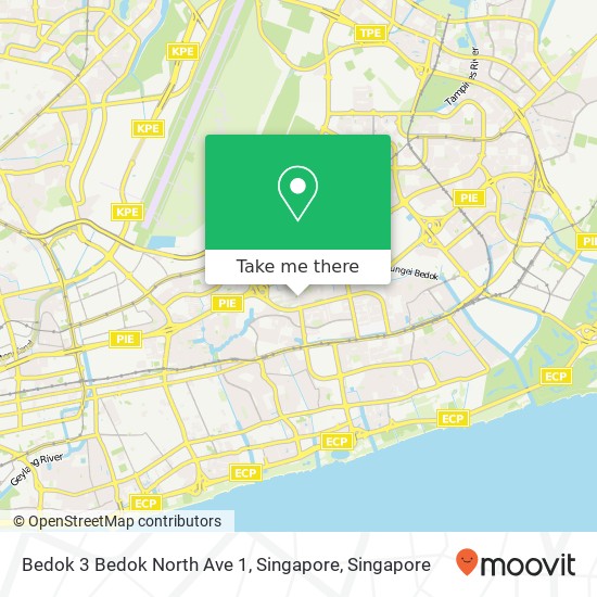 Bedok 3 Bedok North Ave 1, Singapore地图