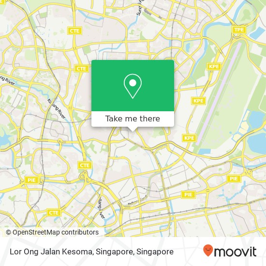 Lor Ong Jalan Kesoma, Singapore地图