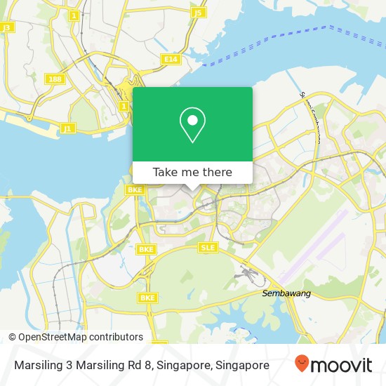 Marsiling 3 Marsiling Rd 8, Singapore map