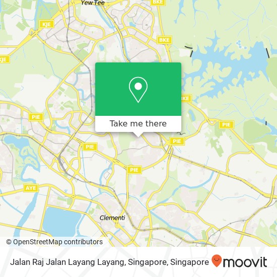 Jalan Raj Jalan Layang Layang, Singapore map