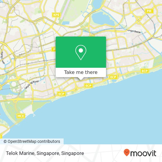 Telok Marine, Singapore map