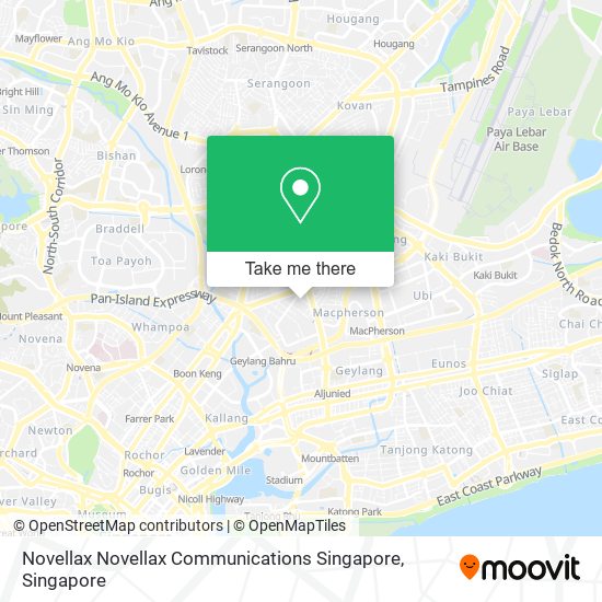 Novellax Novellax Communications Singapore map