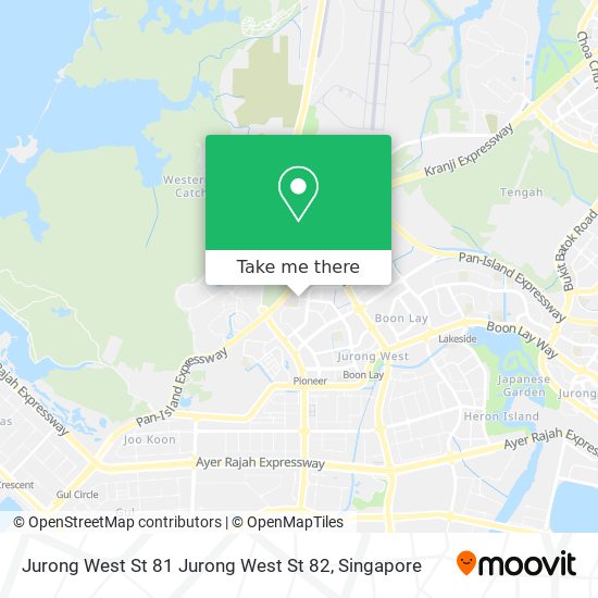 Jurong West St 81 Jurong West St 82地图