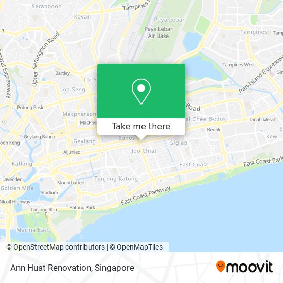 Ann Huat Renovation map