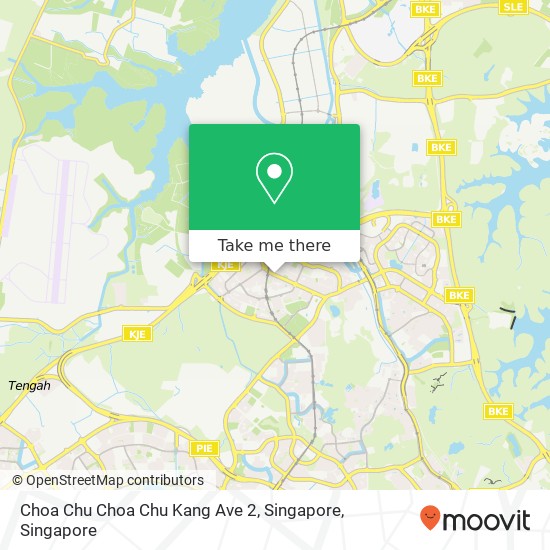 Choa Chu Choa Chu Kang Ave 2, Singapore map