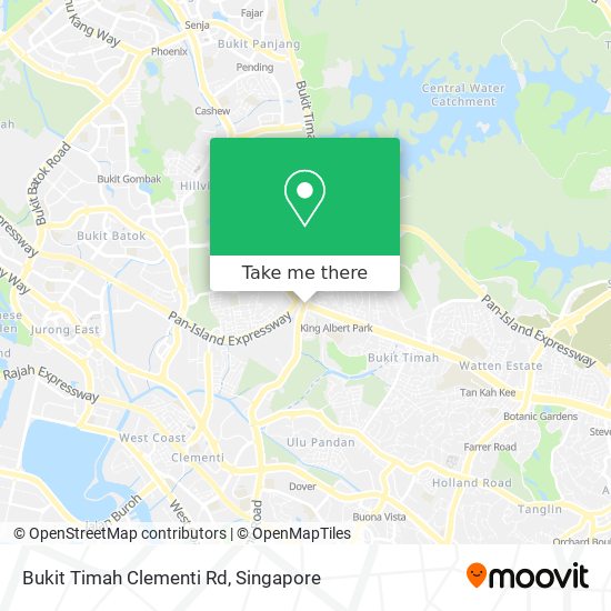 Bukit Timah Clementi Rd map