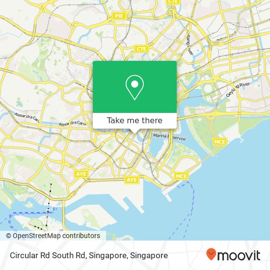 Circular Rd South Rd, Singapore地图