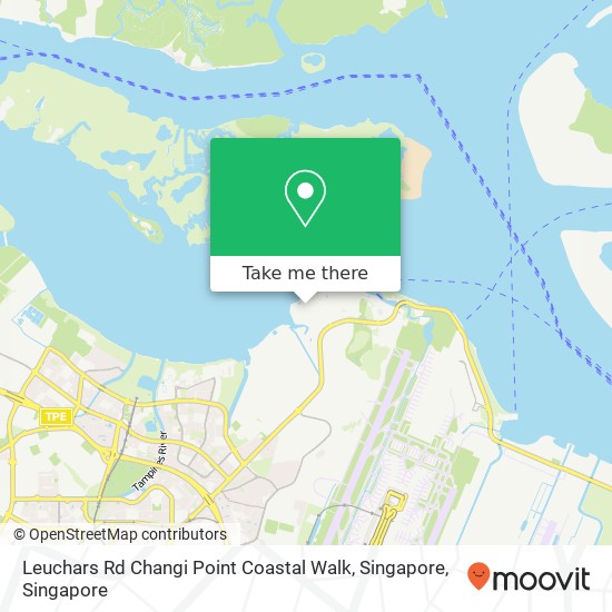 Leuchars Rd Changi Point Coastal Walk, Singapore map