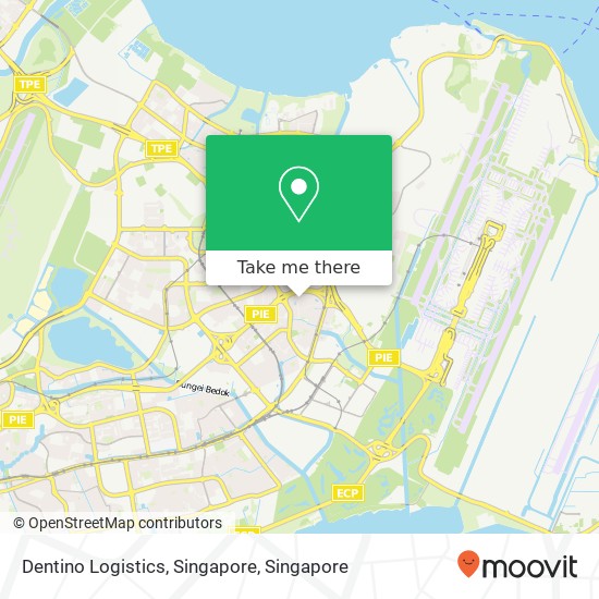 Dentino Logistics, Singapore map