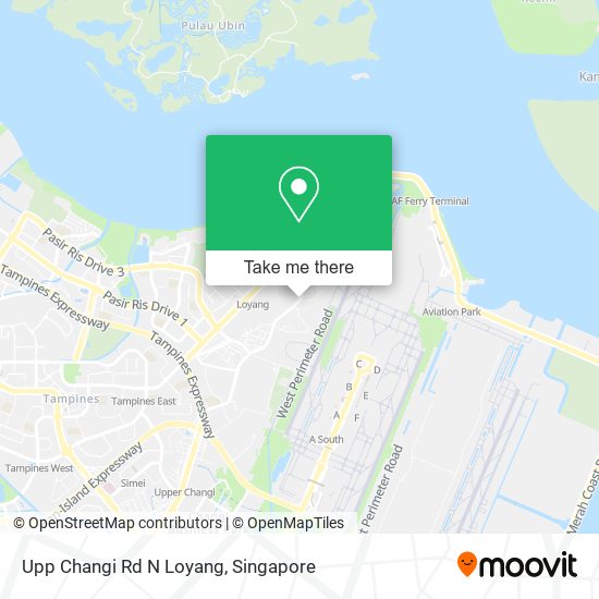 Upp Changi Rd N Loyang map