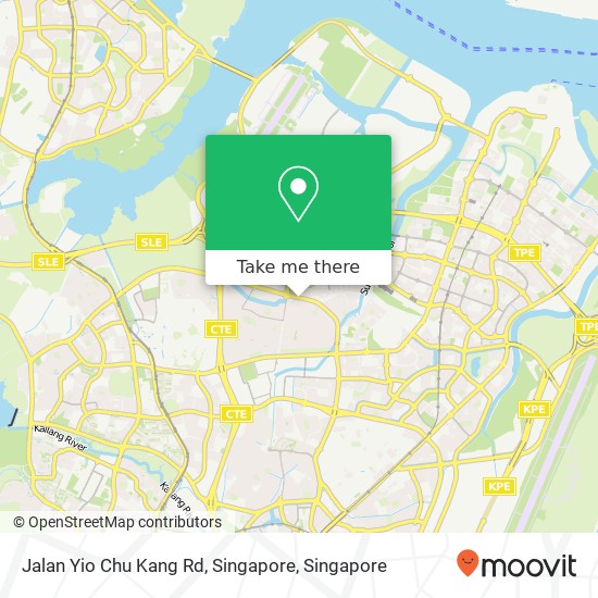 Jalan Yio Chu Kang Rd, Singapore地图