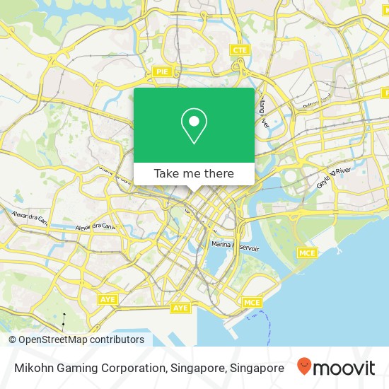 Mikohn Gaming Corporation, Singapore map