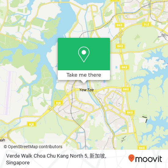 Verde Walk Choa Chu Kang North 5, 新加坡地图