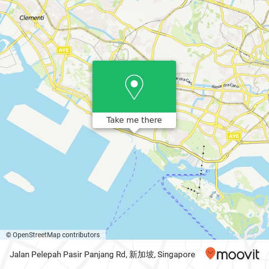 Jalan Pelepah Pasir Panjang Rd, 新加坡地图