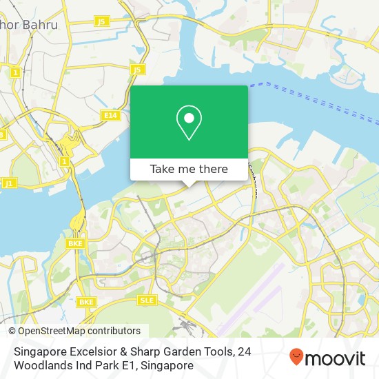 Singapore Excelsior & Sharp Garden Tools, 24 Woodlands Ind Park E1地图