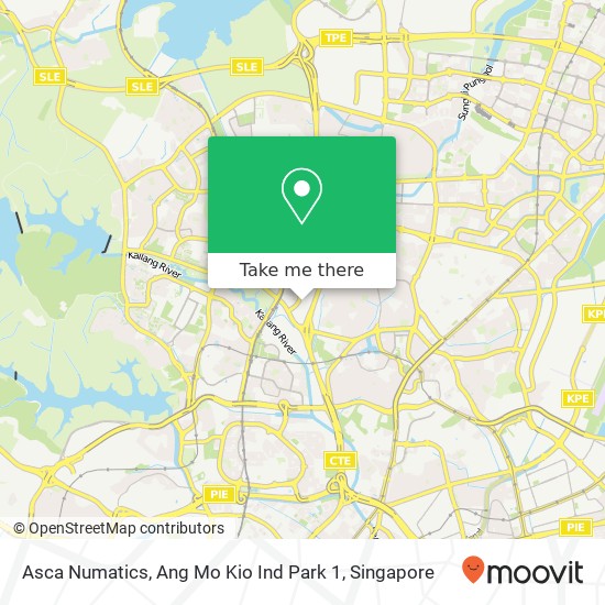 Asca Numatics, Ang Mo Kio Ind Park 1 map
