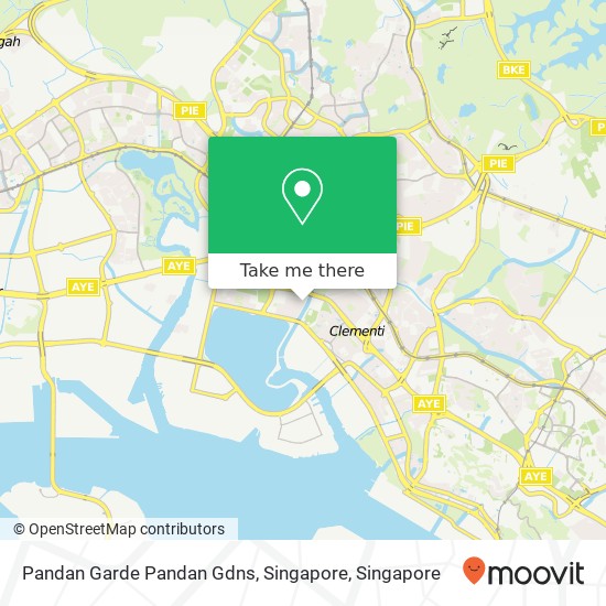 Pandan Garde Pandan Gdns, Singapore map