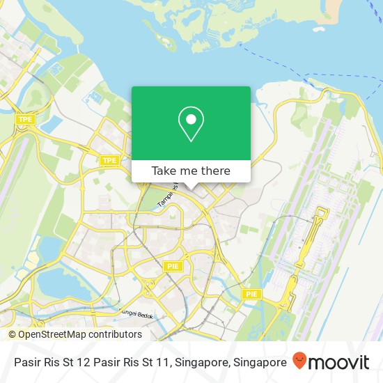 Pasir Ris St 12 Pasir Ris St 11, Singapore map