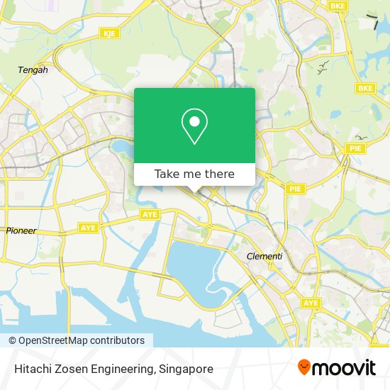 Hitachi Zosen Engineering map