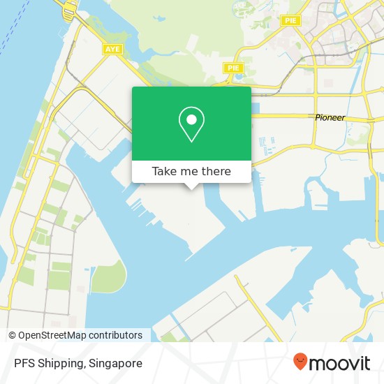 PFS Shipping map