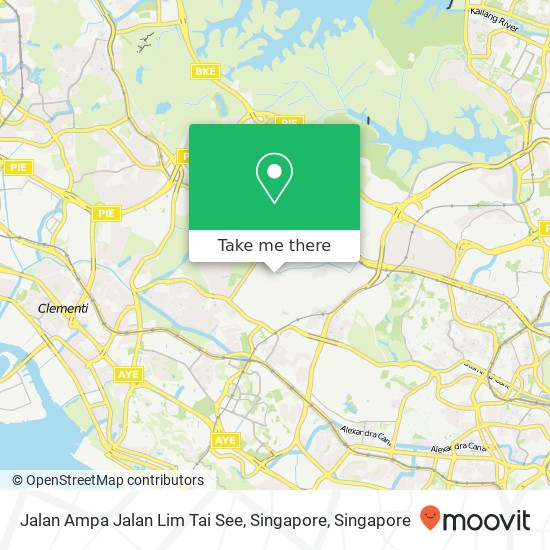Jalan Ampa Jalan Lim Tai See, Singapore map