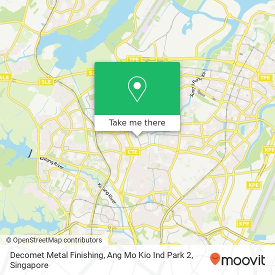 Decomet Metal Finishing, Ang Mo Kio Ind Park 2地图